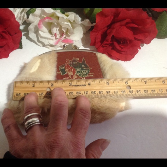 VTG Australia Kangaroo Fur Leather Souvenir Wallet - Picture 14 of 16